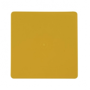 Number Plate - Plastic Yellow