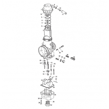 Carburettor Slide 45 - EVO