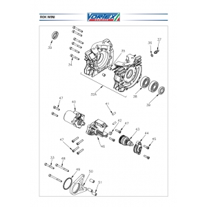 Mini Rok Crankcase / Starter